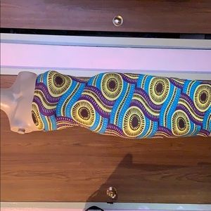 Urban Dosage Ankara Fabric Tube Top Dress